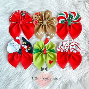 RTS Christmas Puff Bows