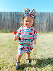 Reindeer Stripes T-Shirt Dress